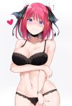  5-toubun_no_hanayome bra breast_hold nakano_nino pantsu possible_duplicate reeze 