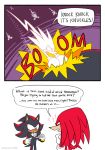  comic jadegullyzone knuckles_the_echidna male male/male pregnancy_test shadow_the_hedgehog sonic_(series) text 