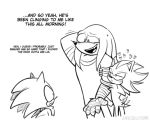  blush comic jadegullyzone knuckles_the_echidna male male/male shadow_the_hedgehog sonic_(series) sonic_the_hedgehog tailwag text 