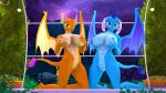  16:9 3d_(artwork) anthro anthrofied barely_visible_genitalia barely_visible_pussy big_breasts blue_eyes breasts digital_media_(artwork) dragon female friendship_is_magic hair hand_on_breast hi_res horn kneeling looking_at_viewer loveslove membranous_wings my_little_pony navel nipples non-mammal_breasts nude princess_ember_(mlp) purple_hair pussy red_eyes smolder_(mlp) spade_tail tail_tuft tuft wings 