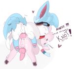  ! &lt;3 3_toes all_fours anal anal_penetration animal_genitalia animal_penis anus backack balls blue_fur blue_paws butt canine_penis cum cum_in_ass cum_inside cum_on_butt cum_on_fur cute_fangs doggystyle eeveelution english_text erection espeon eyes_closed eyewear feral feral_on_feral fluffy fluffy_tail flur_(character) flurfuchs from_behind_position fur goggles knot looking_pleasured male male/male male_penetrated male_penetrating markings moan nintendo open_mouth orgasm pawpads penetration penis pok&eacute;mon pok&eacute;mon_(species) purple_pawpads saliva sex shiny_pok&eacute;mon snout socks_(marking) sylveon text toes tongue video_games 