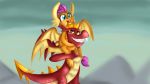  16:9 brother brother_and_sister friendship_is_magic garble_(mlp) jbond my_little_pony sibling sister smolder_(mlp) 