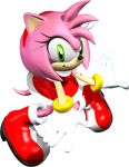  1girl 3d 3d_(artwork) amy_rose anthro big_eyes boots bracelet dress eyelashes female female_focus female_only gloves green_eyes hair hairband looking_at_viewer official_art pink_fur pink_hair pink_tail pointy_ears pose red_dress red_skirt sega skirt smile sonic_(series) sonic_adventure tail video_games 