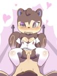  animal_crossing bed blush breasts drooling female first_person_view male male/female mammal muttgirl nintendo pecan_(animal_crossing) penis pov_sex pussy rodent saliva sciurid video_games 