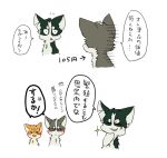  a-chan ambiguous_gender ayaka blush canid canine canis domestic_dog feral fur group husky japanese japanese_text kyappy mammal nordic_sled_dog shiba_inu shibeta simple_background spitz text translation_request white_background 