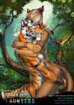  anthro breasts cougar duo felid feline female female/female hug kahito-slydeft mammal nipples nude pantherine tiger 