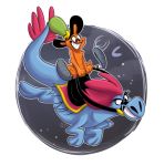  2019 alien by-nc-nd clothing creative_commons digital_media_(artwork) disney female hair hat headgear headwear hi_res humanoid male mammal orlandofox simple_background sylvia wander wander_over_yonder 