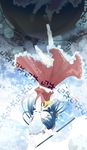  bad_id bad_pixiv_id detached_sleeves gohei hakurei_reimu highres kazeharu ofuda reflection solo touhou upside-down 