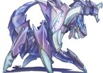  bad_pixiv_id drapion gen_4_pokemon kunno monster no_humans pokemon pokemon_(creature) scales sharp_teeth simple_background spikes teeth white_background 