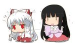  anger_vein angry chibi fujiwara_no_mokou houraisan_kaguya ladfa multiple_girls touhou 