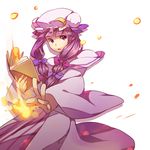 book hat magic patchouli_knowledge solo touhou weee_(raemz) 