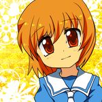  bad_id bad_pixiv_id brown_hair child clannad dress ha_(kurisu08) okazaki_ushio red_eyes sailor_dress school_uniform short_hair solo 