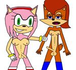  amy_rose archie_comics masteraccount rule_63 sally_acorn sonic_team 