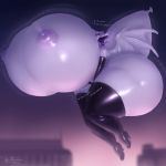  1:1 2019 animate_inanimate anthro areola armwear balloon big_breasts big_butt breast_expansion breasts butt butt_expansion clothed clothing dialogue dragon elbow_gloves english_text eyelashes eyeshadow female floating gloves horn huge_breasts huge_butt hyper hyper_breasts hyper_butt inflation leaking legwear makeup masturbation nipples open_mouth pink_eyes reptile rubber scalie solo taranima text thick_thighs thigh_highs tongue tongue_out wide_hips wings 