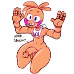  1:1 animatronic anthro balls big_penis blush crossgender five_nights_at_freddy&#039;s five_nights_at_freddy&#039;s_2 humanoid_penis machine male nogpeen_(artist) nude penis robot solo toy_chica_(fnaf) video_games 