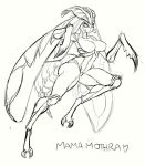  2019 animal_humanoid anthro arthropod arthropod_humanoid big_breasts breasts female godzilla_(series) humanoid insect insect_humanoid kaiju monster mothhra mothra_(series) toho 