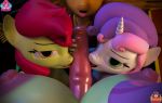  2019 3d_(artwork) animal_genitalia animal_penis anthro anthrofied apple_bloom_(mlp) areola big_breasts breasts digital_media_(artwork) equid equine equine_penis erection female first_person_view fluttershy_(mlp) forsaken_(artist) friendship_is_magic hi_res horn horse intersex intersex/female mammal medial_ring my_little_pony nipples oral penis pony scootaloo_(mlp) source_filmmaker sweetie_belle_(mlp) unicorn 