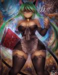  2018 absolute_territory abstract_background ambiguous_gender animal_humanoid apron bell_collar book breasts cat_humanoid clothing collar cute_fangs domestic_cat duo eyewear feather_duster felid felid_humanoid feline feline_humanoid felis female girlsay glasses green_eyes green_hair grin hair hi_res humanoid humanoid_focus long_hair looking_at_viewer magic maid_uniform mammal mammal_humanoid pigtails smile solo_focus spirit tharkis thick_thighs uniform wide_hips wisp_(tharkis) 