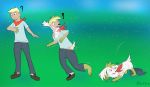  2019 absurd_res alsoflick capreoline cervid feral grass hi_res human human_to_feral legendary_pok&eacute;mon male mammal nintendo pok&eacute;mon pok&eacute;mon_(species) reindeer sequence shaymin solo species_transformation tail_growth transformation video_games 