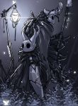  2019 arthropod clothed clothing digital_media_(artwork) duo hi_res holding_object holding_weapon hollow_knight insect lantern staff weapon zummeng 