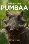  3d_(artwork) detailed digital_media_(artwork) disney english_text mammal movie_poster official_art photorealism pumbaa realistic suid suina text the_lion_king warthog 