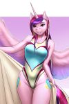  2019 absurd_res anthro clothing cutie_mark equid equine female friendship_is_magic hi_res horn mammal my_little_pony mykegreywolf princess_cadance_(mlp) solo sport swimwear winged_unicorn wings 