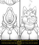  breasts comic fidchellvore hildegard lucario mouth_shot neck_bulge nintendo pok&eacute;mon pok&eacute;mon_(species) spearow tongue video_games vore 