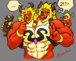  2_heads anthro conjoined dragon grey_background implied_transformation male multi_head multifur possession scalie simple_background smile snakepecs surprise vaanxdragon yellow_eyes zivanedison 