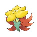  absurdres artist_request brown_eyes closed_mouth flower full_body gen_8_pokemon gossifleur happy highres no_humans official_art outline pokemon pokemon_(creature) pokemon_(game) pokemon_swsh smile solo transparent_background white_outline yellow_flower 