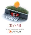  balloon clown clownfish cryptid-creations fish grass marine pomacentrid solo storm_drain 