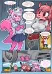  2019 anthro brother brother_and_sister clothed clothing comic crossdressing dialogue digital_media_(artwork) duo english_text female fur hair male mammal ratcha_(artist) rodent sciurid sibling sister text 