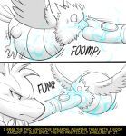  black_and_white comic fidchellvore hildegard inflation lucario monochrome nintendo pok&eacute;mon pok&eacute;mon_(species) spearow text video_games 