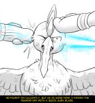  beak black_and_white comic death fearow fidchellvore hildegard lucario monochrome nintendo pok&eacute;mon pok&eacute;mon_(species) text video_games 