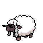  ambiguous_gender animated beep_beep_i&#039;m_a_sheep bovid caprine deal_with_it digital_media_(artwork) eyewear fur lordquesadilla mammal meme nintendo pixel_(artwork) pok&eacute;mon pok&eacute;mon_(species) simple_background solo sunglasses video_games white_fur wooloo 