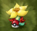  female flora_fauna flower gossifleur grass living_flower nintendo not_furry plant pok&eacute;ball pok&eacute;mon pok&eacute;mon_(species) shamziwhite solo video_games 