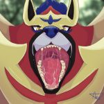  ambiguous_gender avoyt canid drooling feral fur gaping_mouth legendary_pok&eacute;mon mammal mouth_shot nintendo open_mouth pok&eacute;mon pok&eacute;mon_(species) saliva teeth tongue video_games zamazenta 