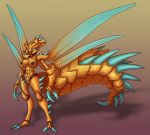  arthropod arthropod_abdomen behemoth_(dauntless) blumagik breasts claws dauntless female insect kharabak_(dauntless) mandibles nipples nude pubes pussy solo spikes stinger wings 