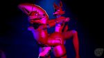  2019 3d_(artwork) anal anal_penetration animal_genitalia animal_penis anthro butt canid canine cbjart cum dickgirl dickgirl/male digital_media_(artwork) duo erection female five_nights_at_freddy&#039;s fox foxy_(fnaf) hi_res intersex intersex/male machine male mammal penetration penis robot sex tongue video_games 