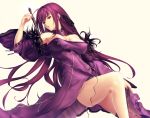  dress erect_nipples fate/grand_order kawanakajima scathach_skadi weapon 