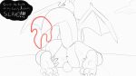  2d_animation animated anon big_butt butt charizard domination duo facesitting feet fluffydonuts hi_res looking_back mammal nintendo pok&eacute;mon pok&eacute;mon_(species) simple_background size_difference sweat video_games wings 