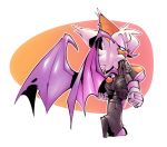  big_breasts bigdad breasts butt butt_shot chiropteran cleavage clothed clothing female gloves hair hair_over_eye high_heeled_boots mammal rouge_the_bat simple_background solo sonic_(series) wings 