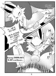  abdominal_bulge anal anal_penetration arc_the_gigajolteon_(character) balls drooling duo eeveelution gigajolteon jolteon male male/male nintendo penetration penis pok&eacute;mon pok&eacute;mon_(species) saliva snorlax video_games white_crest 