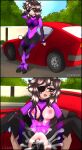 absurd_res anthro caliluminos car duo female hi_res human invalid_tag male male/female mammal racer vehicle ych
