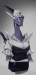  anthro breasts clothed clothing female hongdeng maid_uniform nintendo pok&eacute;mon pok&eacute;mon_(species) shadow_lugia shadow_pok&eacute;mon solo uniform video_games 