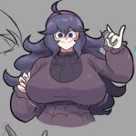  1girl breasts gus_(emmarrgus) hairband hex_maniac_(pokemon) large_breasts long_hair looking_at_viewer lowres pokemon simple_background smile solo very_long_hair 