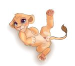  balls blush cub disney erection felid feral fur invalid_tag lion lordee male mammal mheetu pantherine penis smile solo the_lion_king young 