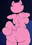 absurd_res anthro big_butt breasts butt colored danger_dolan editokur999 felid feline female hi_res mammal nude pink_body rear_view shaded shima_luan side_boob simple_background solo super_planet_dolan tail thick_thighs third-party_edit vimhomeless