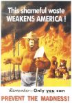 1953 20th_century absurd_res ancient_art anthro bear belly belt bottomwear brown_body brown_fur burning clothed clothing deer denim denim_bottomwear denim_clothing english_text eyebrows female fire fur gesture group hat headgear headwear hi_res holding_object holding_shovel holding_tool jeans kneeling looking_at_viewer male mammal markings nude official_art open_mouth outside overweight overweight_anthro overweight_male pants plant pointing poster poster_template praying shovel sitting smokey_bear snout solo_focus spots spotted_body spotted_fur standing text tools topless traditional_media_(artwork) tree united_states_forest_service unknown_artist white_body white_fur