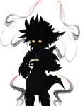 anthro aura black_aura black_body black_fur black_hair coffee_cup container cup deishun ears_back evil_look fan_character fur hair heartless kingdom_hearts male monster pivoted_ears scar serious_face smoke solo spines square_enix tail yellow_eyes zarjhan_mary