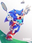  &gt;:o 2019 anthro badminton badminton_racket bottomless clothed clothing detailed eulipotyphlan featureless_crotch footwear gloves green_eyes hedgehog hi_res looking_up male mammal mario_and_sonic_at_the_tokyo_2020_olympic_games open_mouth quills racket raised_arm sega shirt shoes shuttlecock solo sonic_(series) sonic_the_hedgehog sonicaimblu19 sport sweat teeth tongue topwear video_games 